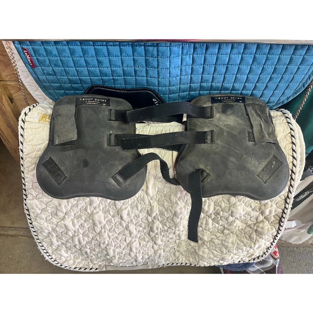 T-Boot Series by EquiFit Horse Front Jump Splint Tendon Boots size M/L